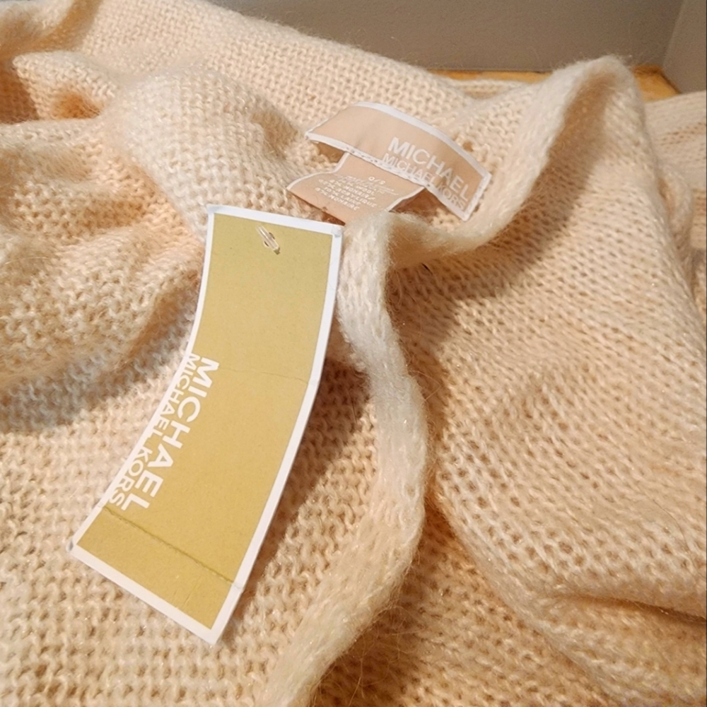 Oversized Michael Kors infinity scarf. Cream colored